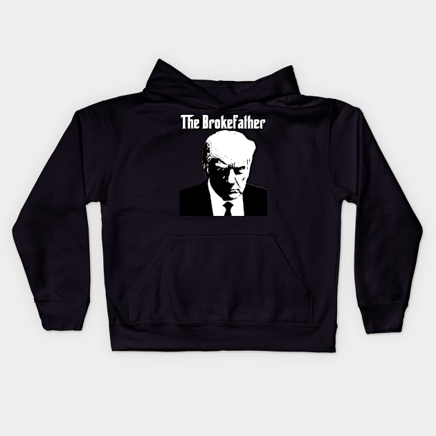 The Brokefather Kids Hoodie by Daz Art & Designs